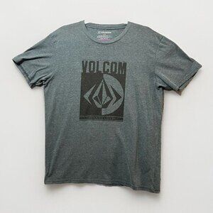 Volcom T Shirt Large Short Sleeve Gray Casual Mens‎